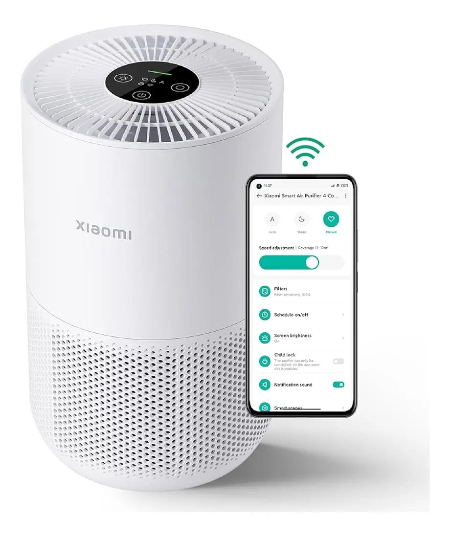 Purificador de ar Xiaomi Hepa - Smart Wifi, alívio de alergias