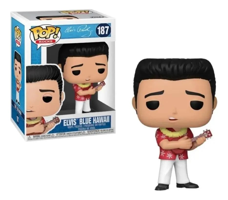 Figura De Acción Funko Pop - Elvis Presley Blue Hawai 187 Pop! Funko Pop - Elvis Presley Blue Hawai 187 De Funko Funko Pop - Elvis Presley Blue Hawai 187