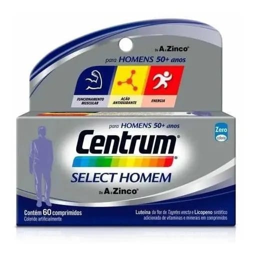 Centrum Homem Com 30 Comprimidos De A A Zinco +50