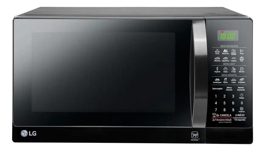 Micro-ondas LG Ms3097a Preto 30l