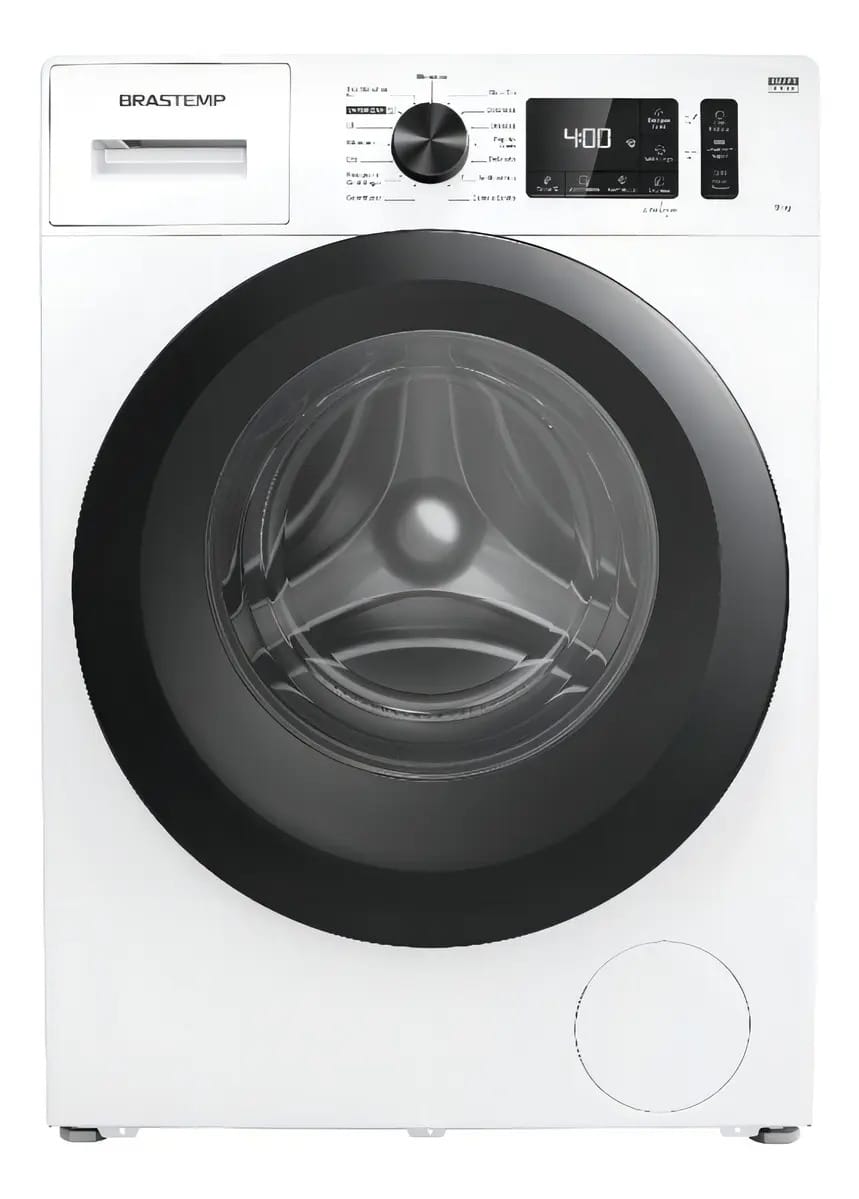 Lavadora Brastemp 9kg Branca Com Smart Sensor, Tira Manchas Cor Branco