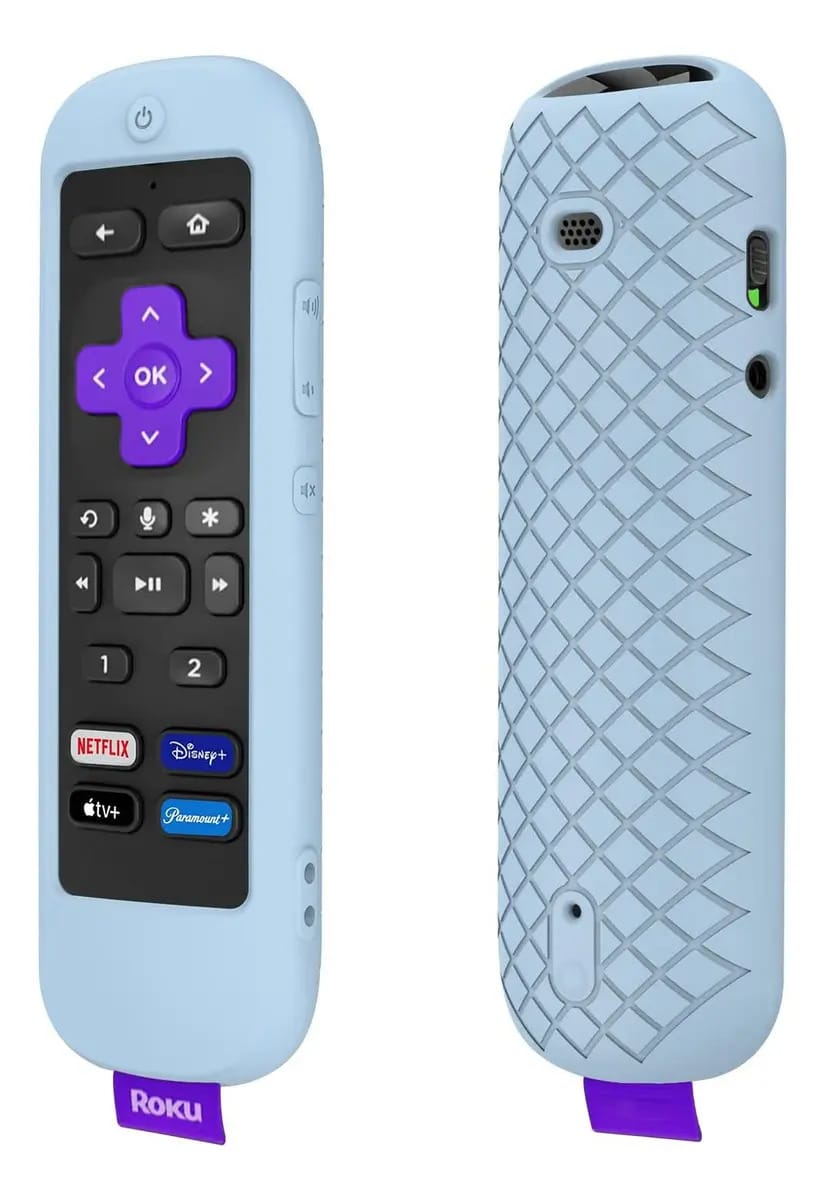 Capa de controle remoto para Roku Tv Ultra Streaming Stick Color Blue/Para Roku Tv Ultra 2022