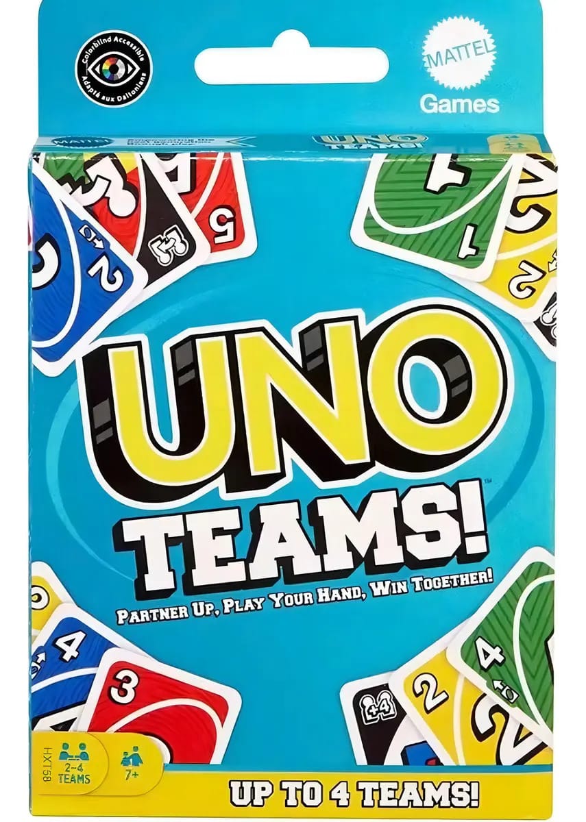 Jogo De Cartas Uno Teams Mattel