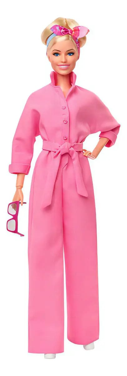 Boneca Barbie O Filme Macacão Rosa Edição Especial
