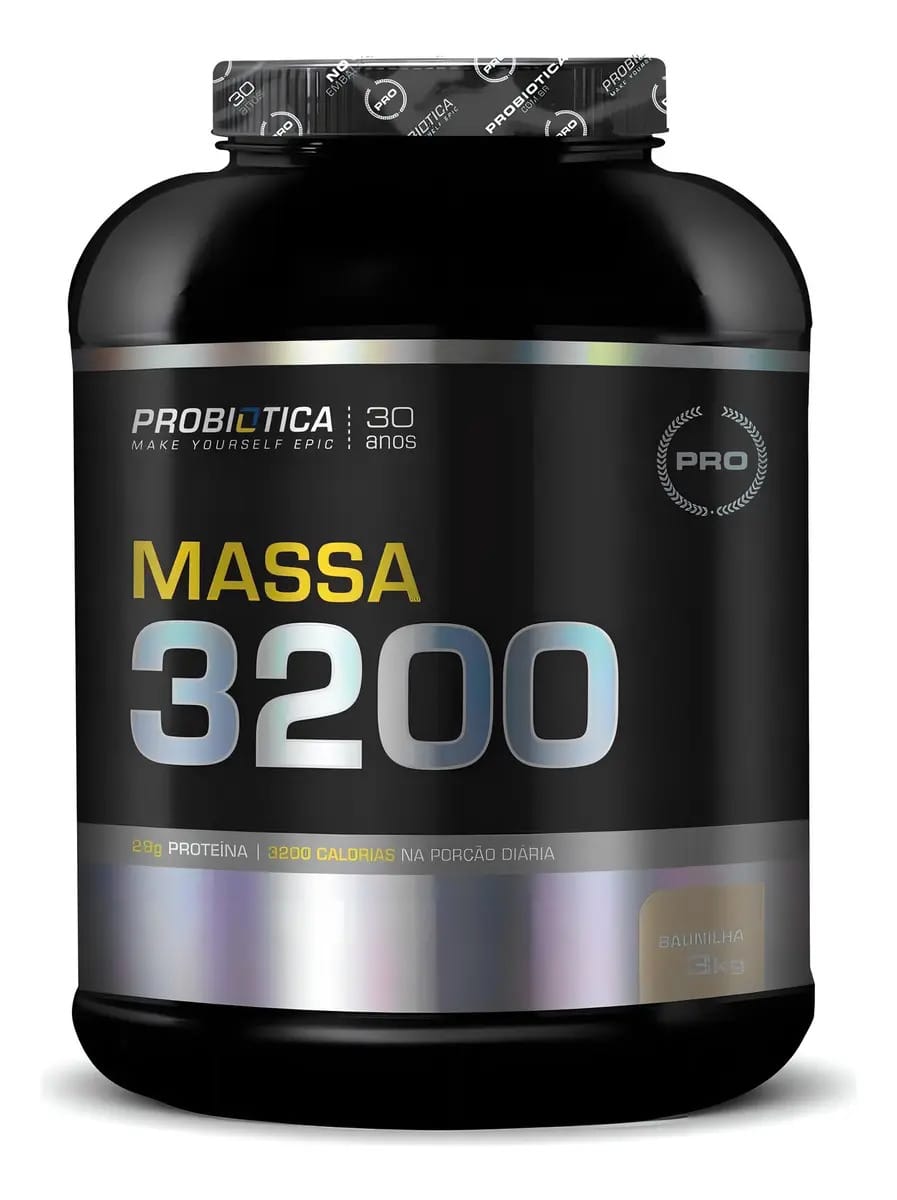 Massa 3200 Anticatabolic Probiótica 3kg Baunilha