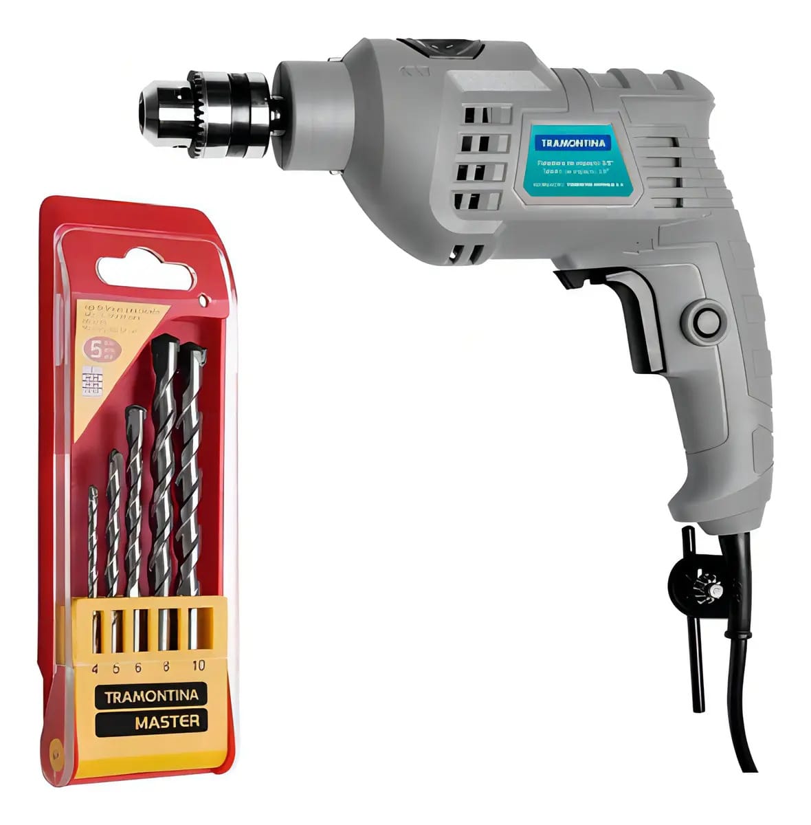 Kit Especial Pais Furadeira Impacto + Brocas Tramontina