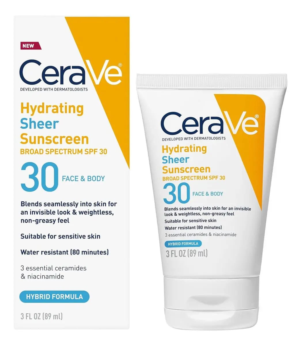 Protetor Solar Transparente Hidratante Cerave Fps 30 Para Ro