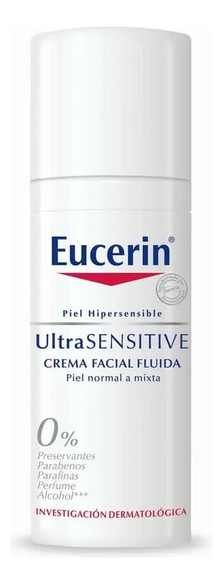 Creme facial fluido ultrassensível Eucerin 50ml