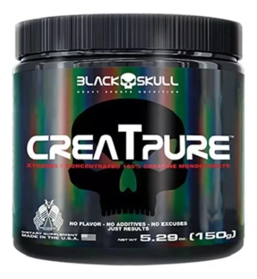 Creatpure - Creatina - 150g Black Skull Sabor Sem sabor