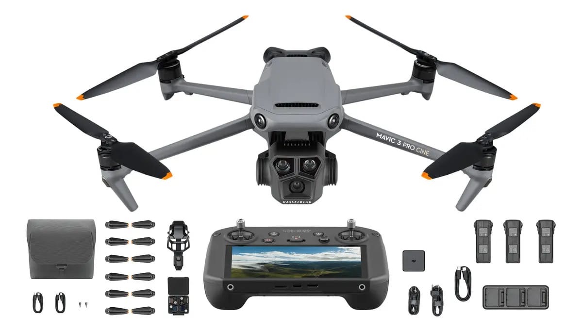 Drone Dji Mavic 3 Pro Cine Premium Combo Com Controle Remoto