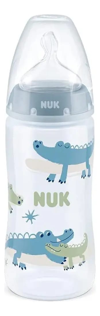 Mamadeira Anticólica Nuk First Choice Azul 360ml 6m