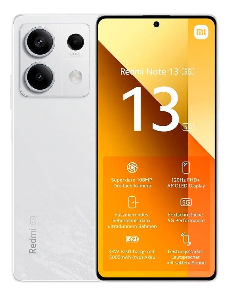 Xiaomi Redmi Note 13 5g 128 Gb Branco Estelar Dual Sim 8 Gb