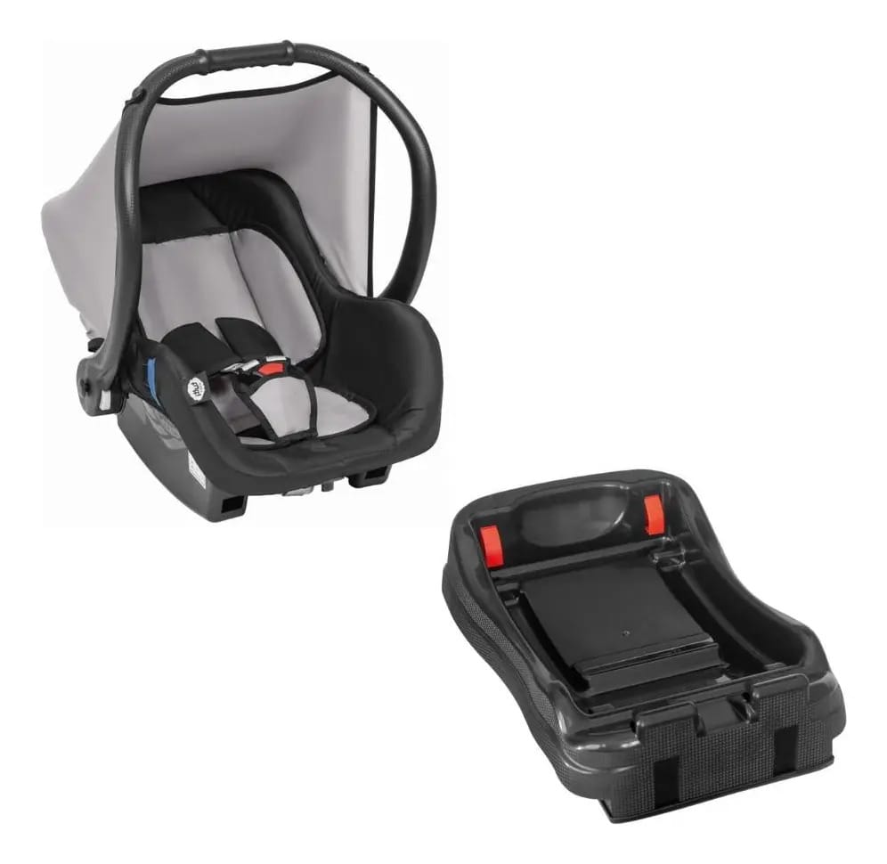 Bebê Conforto Solare Preto Com Base - Tutti Baby