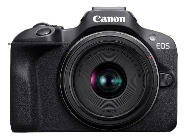 Camera Canon Eos R100 Kit 18-45mm F/4.5-6.3 Is Stm