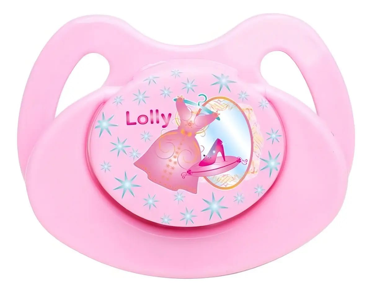 Chupeta Silicone T2 Princesa Rosa 4015-01 Lolly