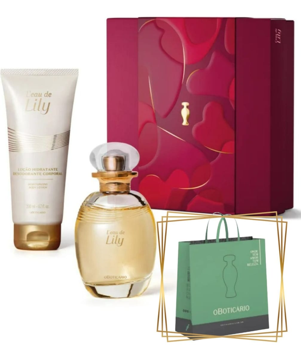 Presente L'eau De Lily O Boticário Tradicional Feminino
