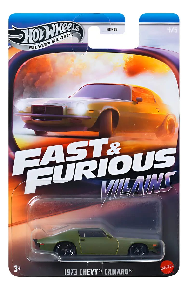 Hot Wheels Silver Series 1973 Chevy Camaro Fast & Furious
