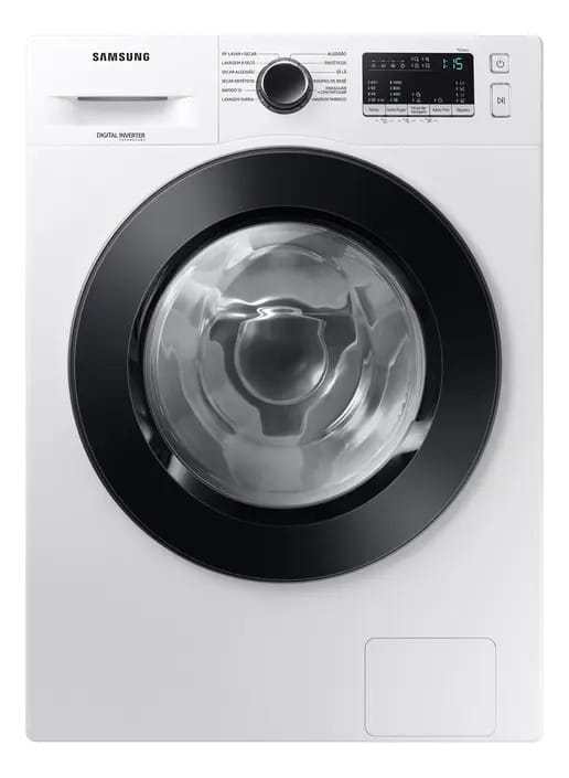 Lava E Seca Samsung Wd11m Com Digital Inverter Inox 11kg127v Cor Branco