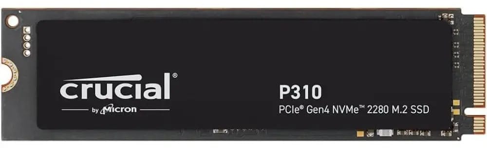 Unidade sólida Crucial P310 M2 Nvme 4tb Gen 4 de 7100 MB/s, cor preta