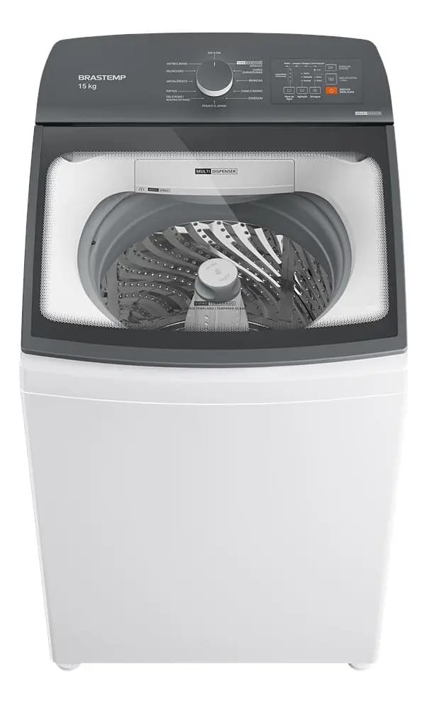 Máquina De Lavar Bwf15ab 15kg Tira Manchas Branca Brastemp