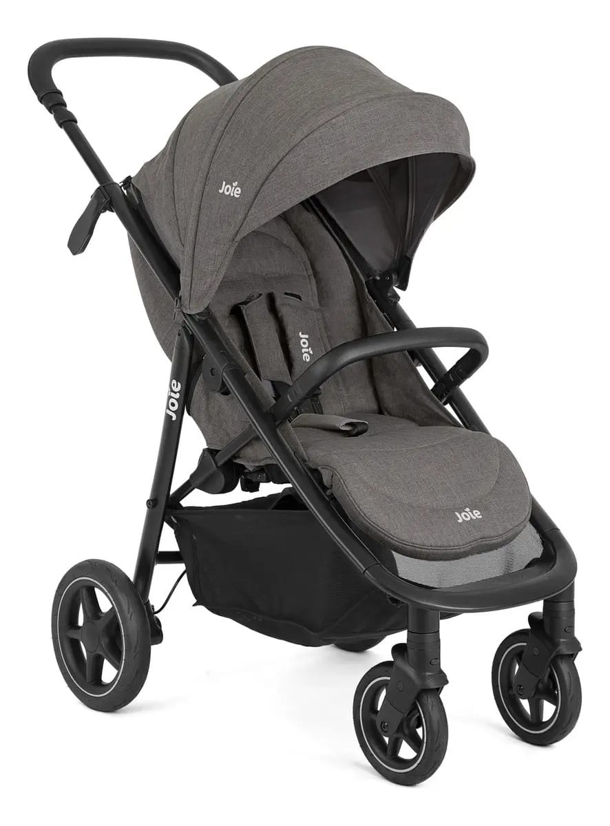 Berço de bebê todo-terreno Joie Mytrax Pro de até 22 kg Color Thunder Black