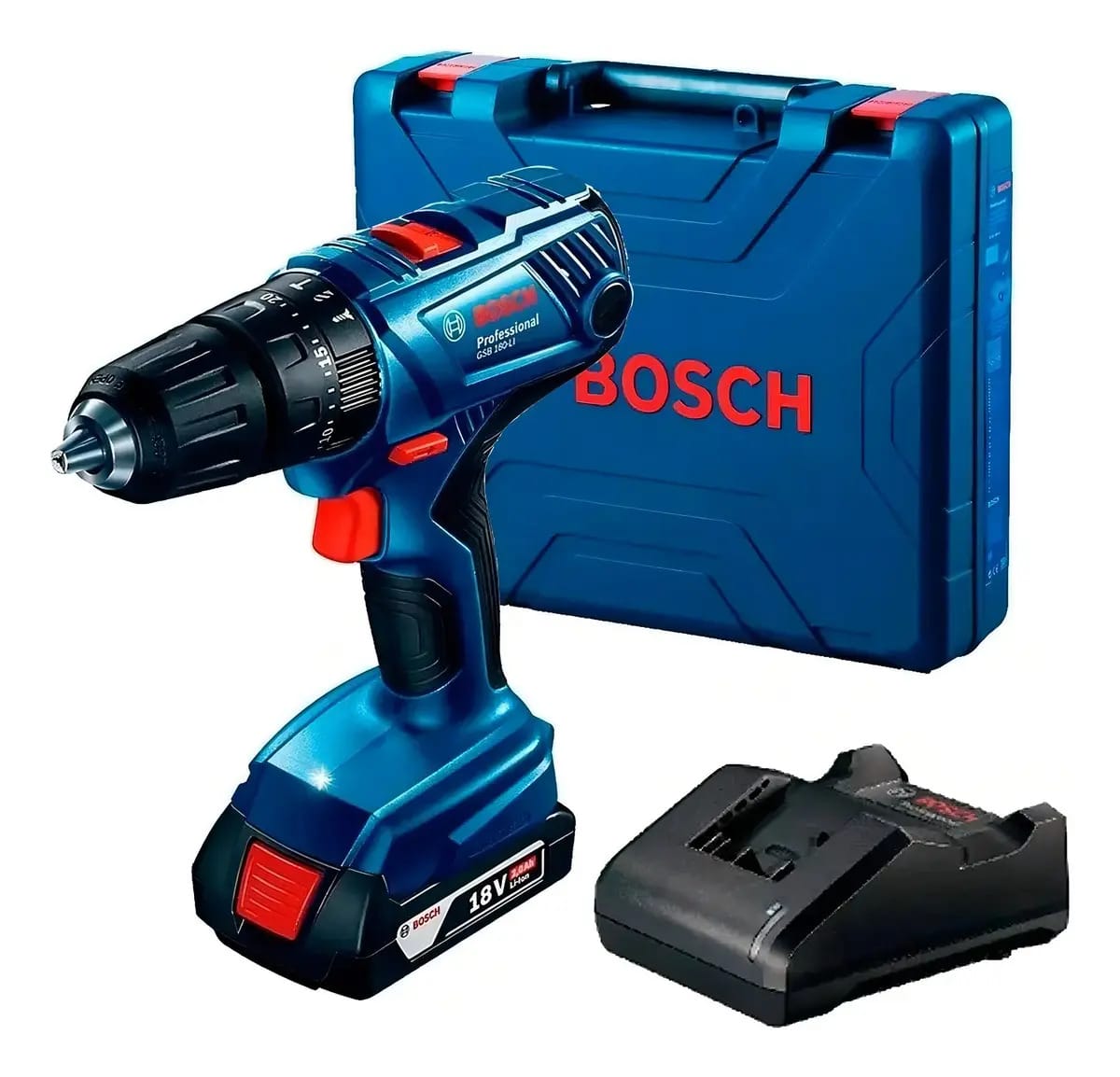 Parafusadeira Furadeira Impacto Bosch Gsb 180-li 1 Bater