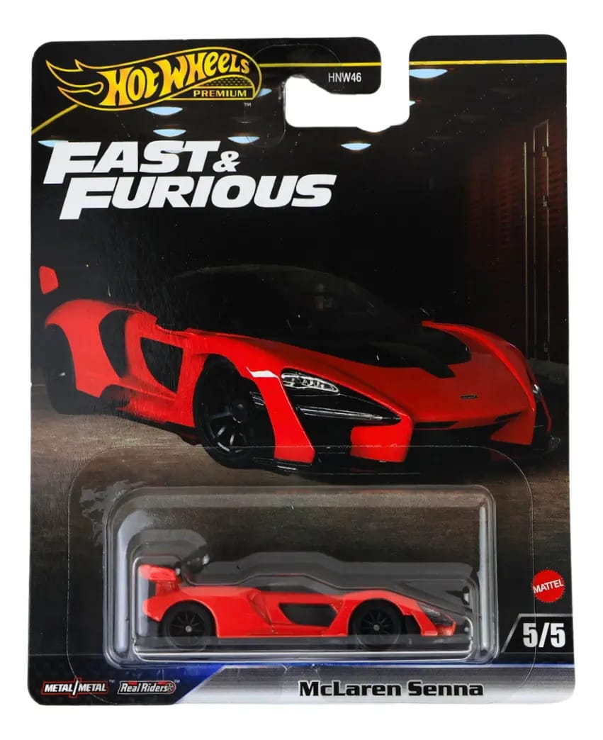 Hot Wheels Premium Mclaren Senna Fast & Furious Hnw46 Vermelho