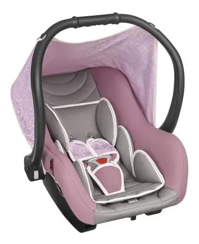 Bebê Conforto Tutti Baby Ello Ref.06500.01 - Rosa E Cinza