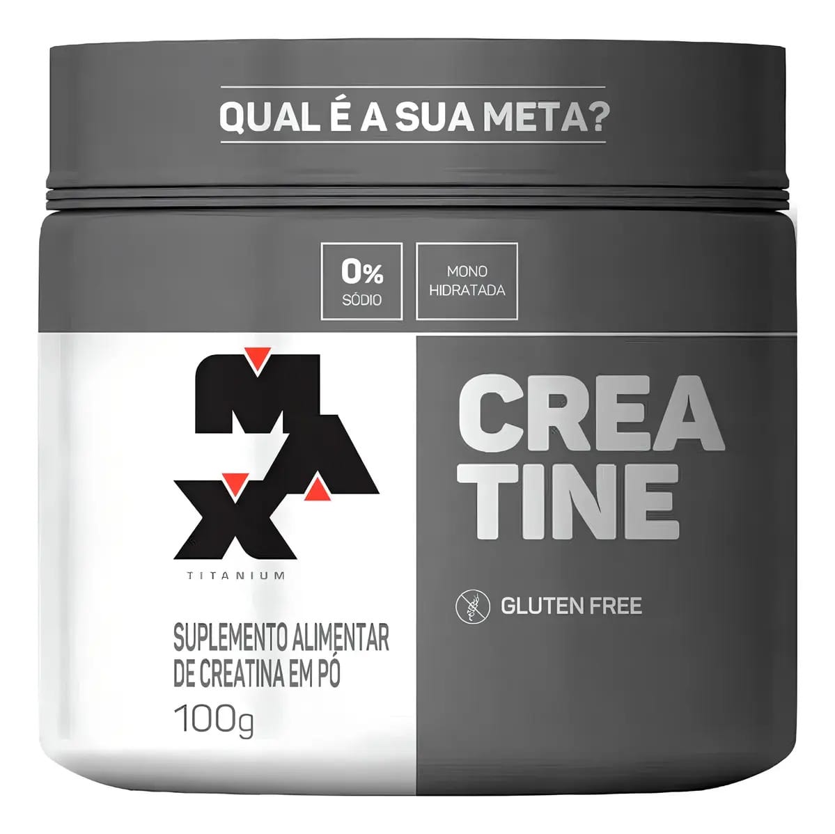 Creatina Aumento Força Musculo Ganho Massa Max Titanium 100g