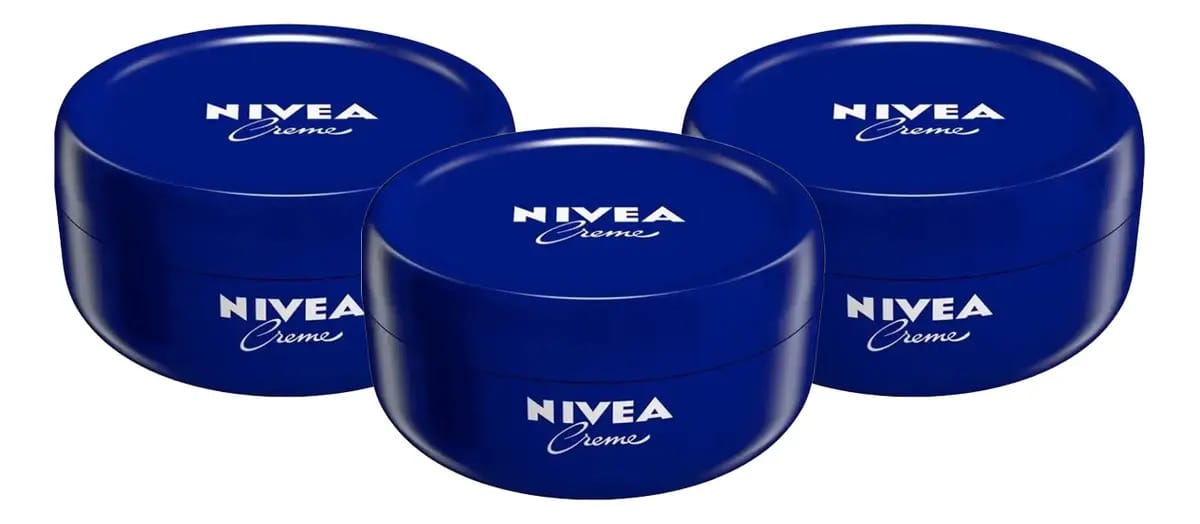 Creme Hidratante Multipropósito Nivea Creme 100 Ml X3