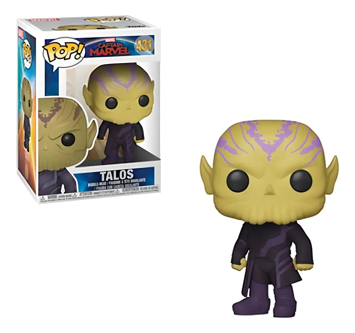 Boneco Funko Pop! Capitã Marvel Talos – Coleção Funko Captain Marvel