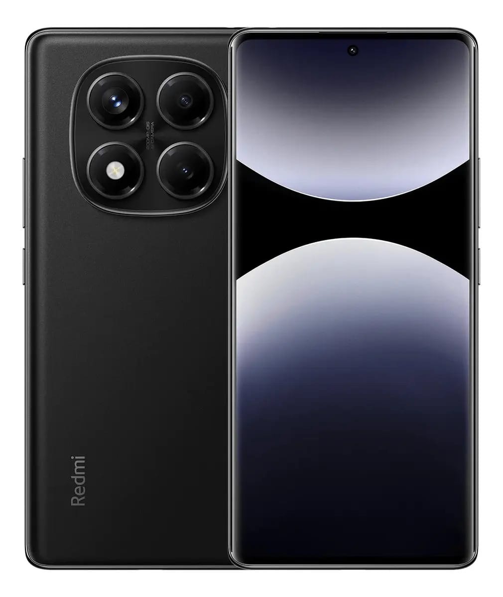 Telefone Xiaomi Redmi Note 14 Pro 4g 12gb Ram 512gb Rom 200mp cor preto
