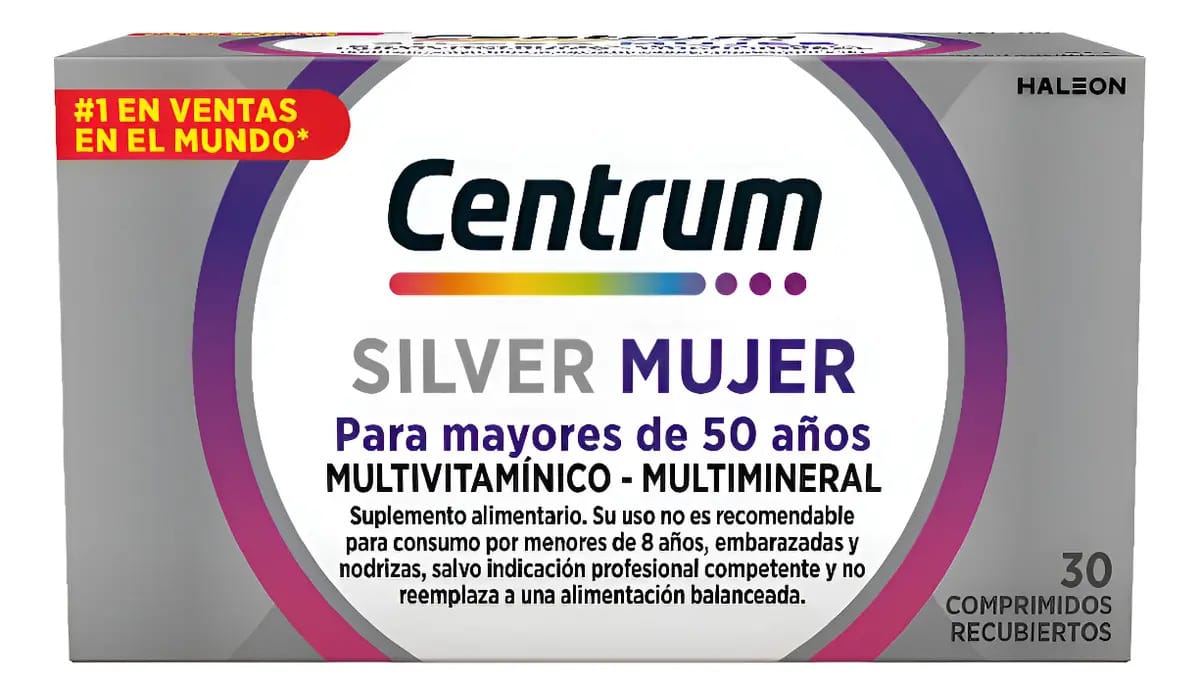 Suplemento multivitamínico Centrum Silver feminino Centrum 30 comprimidos de 30 comprimidos