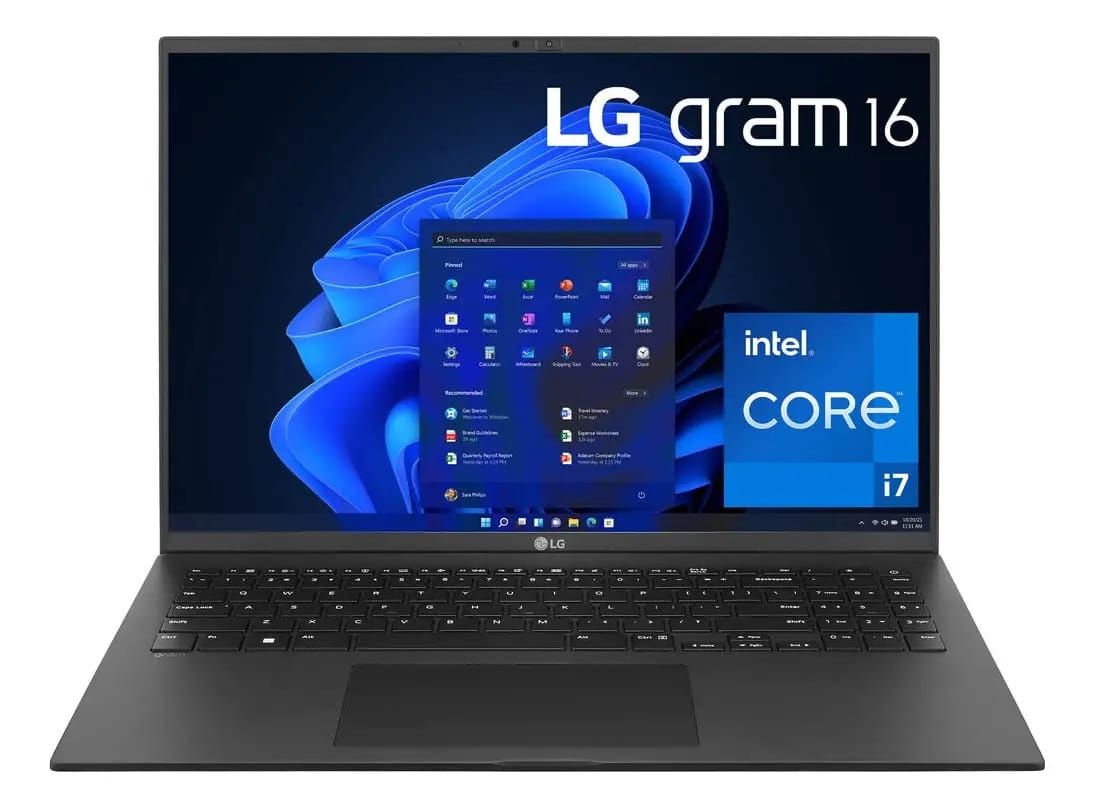 Laptop LG Gram 16z90q, 16GB RAM, SSD 256GB, Teclado Retroiluminado.