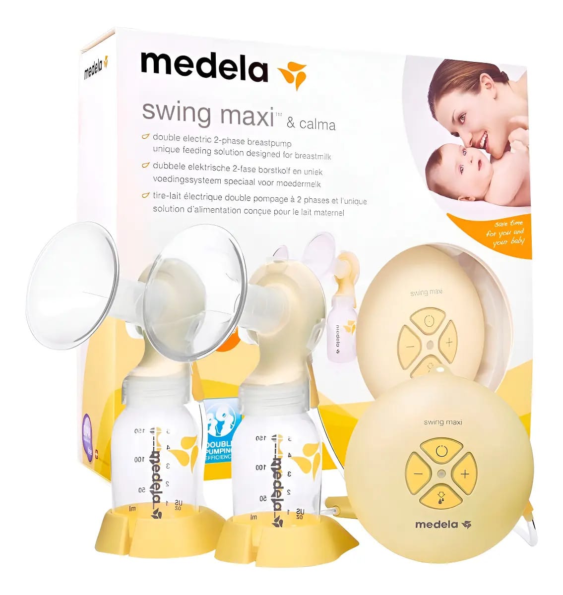 Extrator Bomba De Leite Elétrico Medela Swing Maxi Dupla