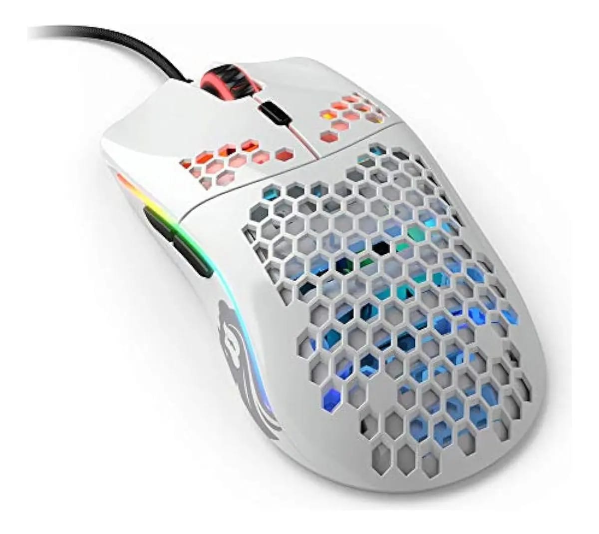 Glorious Model O - Minus - Mouse para jogos, branco brilhante