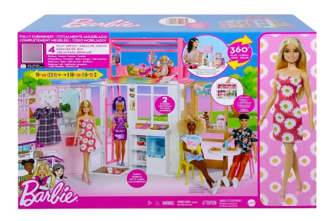 Casa de bonecas Mattel Barbie Hcd48 cor hcd48