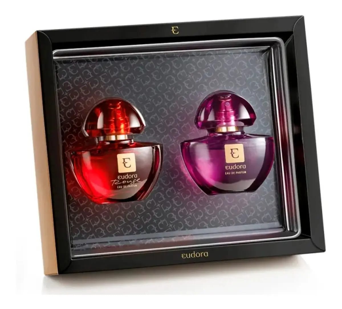 Kit Eudora Eau De Parfum 35ml + Eudora Rouge 35ml +embalagem