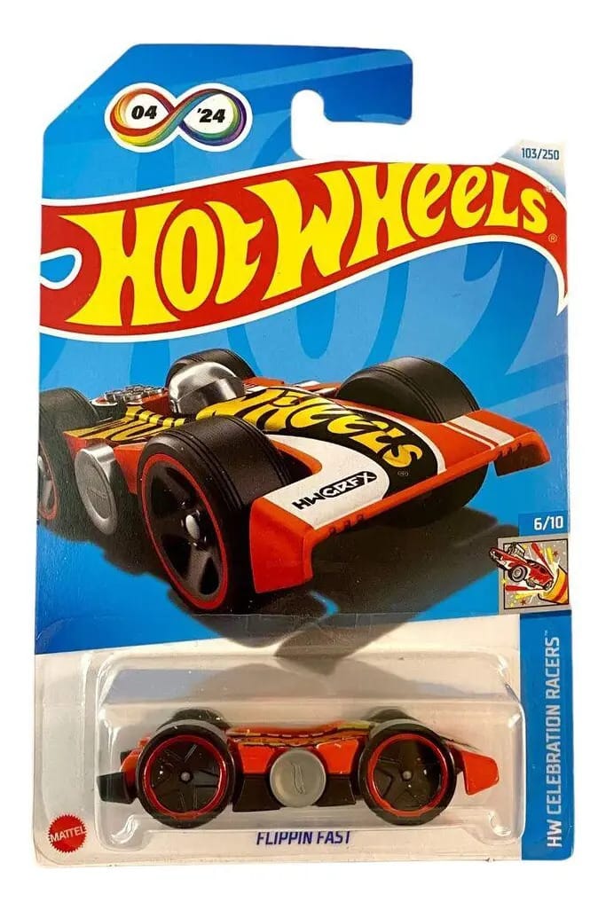 Hot Wheels Miniatura Carrinho Flippin Fast Cellebration
