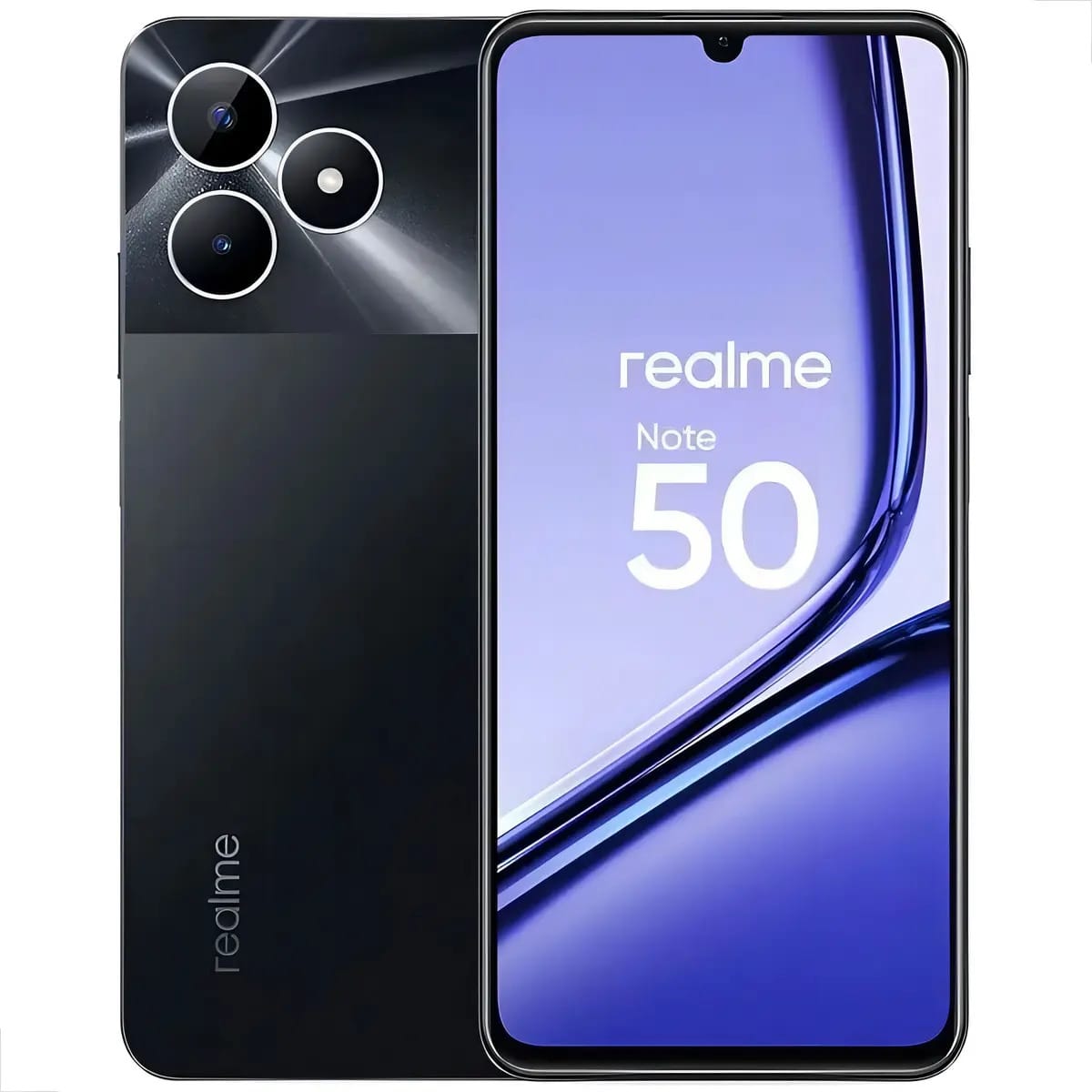Celular Realme Note 50 Dual Sim 128 Gb 4 Gb Ram Smartphone Cor Preto