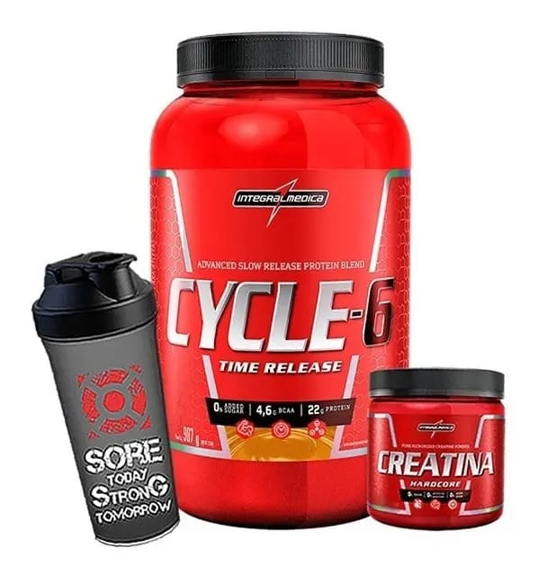 Cycle 6 900g ( Whey Blend ) + Creatina - Integralmédica