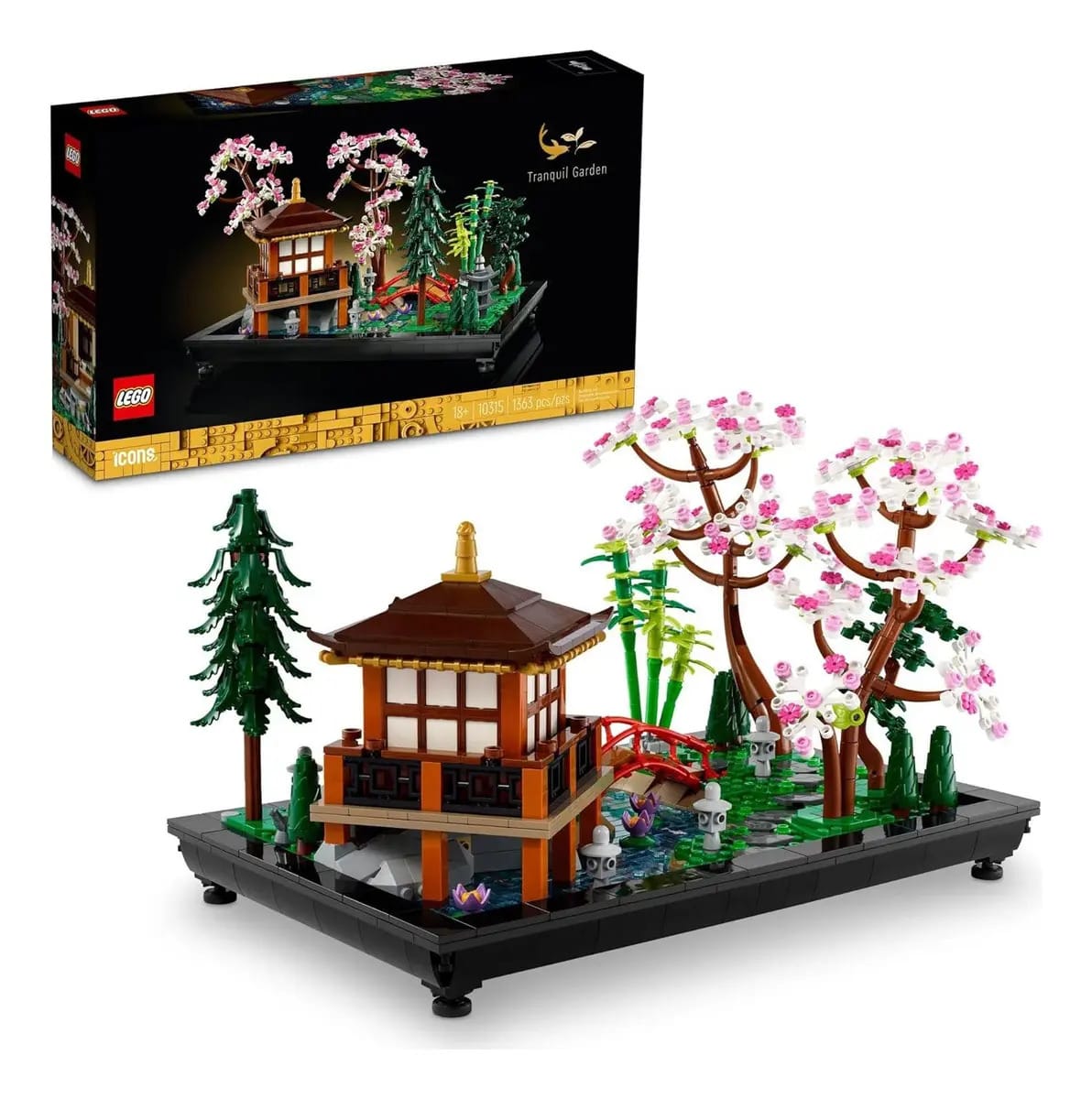 Lego Icons Peaceful Garden 10315 - Jardim Zen para
