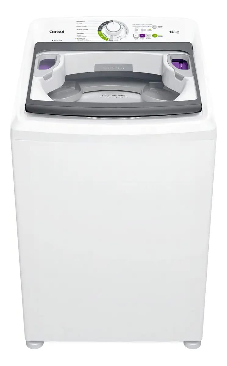 Lavadora De Roupas Consul 15kg Dosagem Extra Econômica Cor Branco