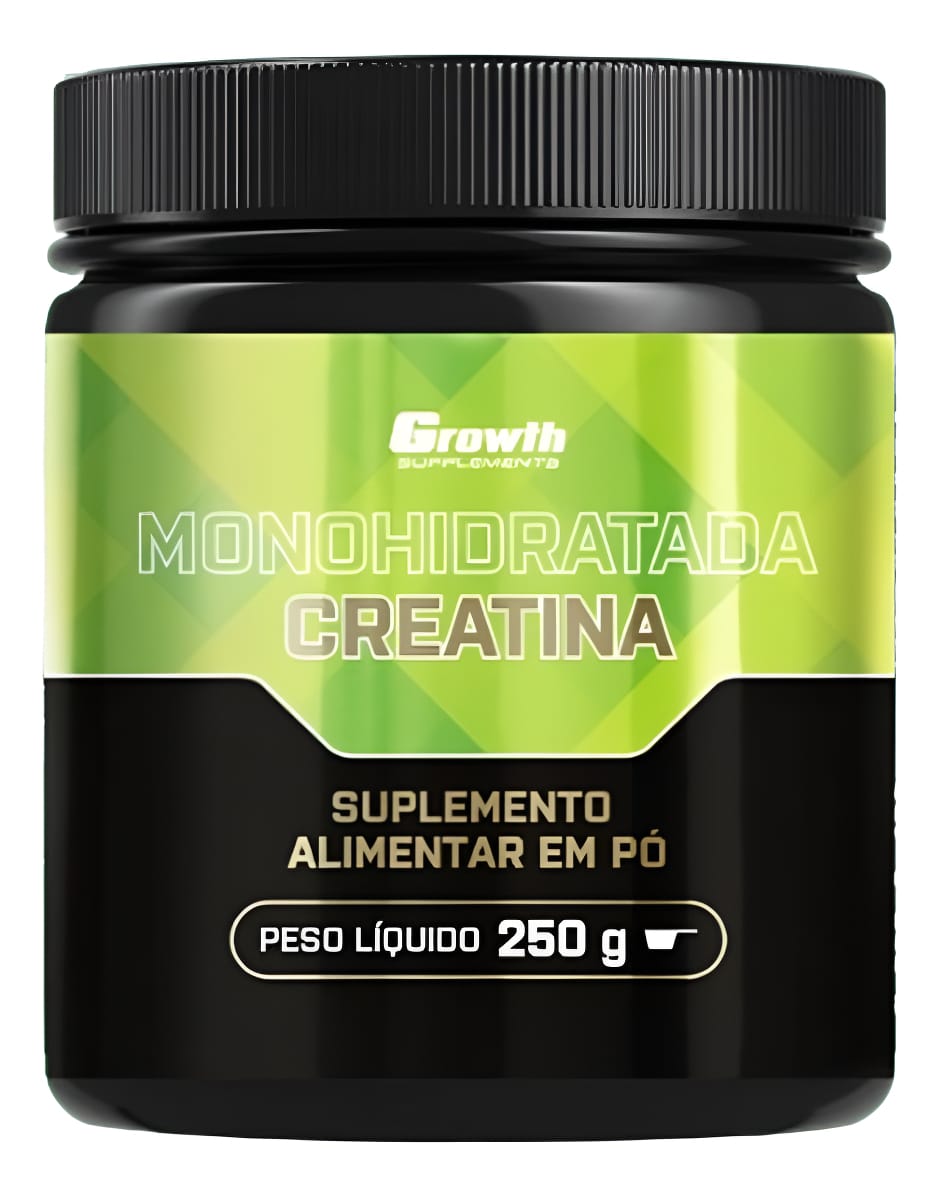 Creatina Monohidratada 250g - Growth Supplements - Força Sabor Sem Sabor