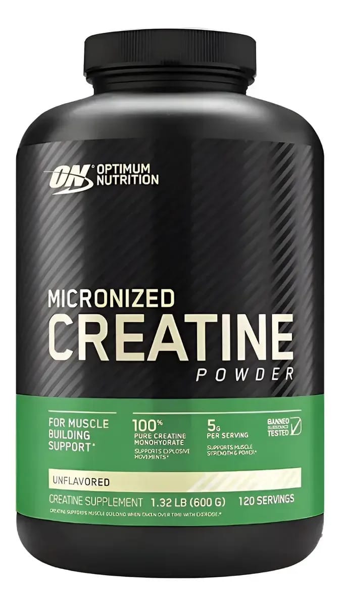 Creatina micronizada Optimum Nutrition em 600g de monohidrato