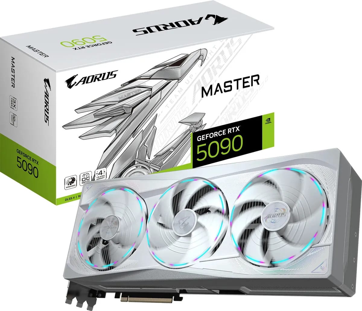 Nvidia RTX 5090 Aorus Master Ice
