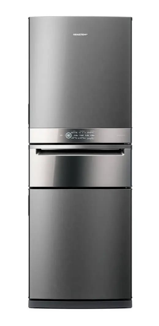 Geladeira Brastemp Inverse 3 Frost Free 419 Litros Cor Inox