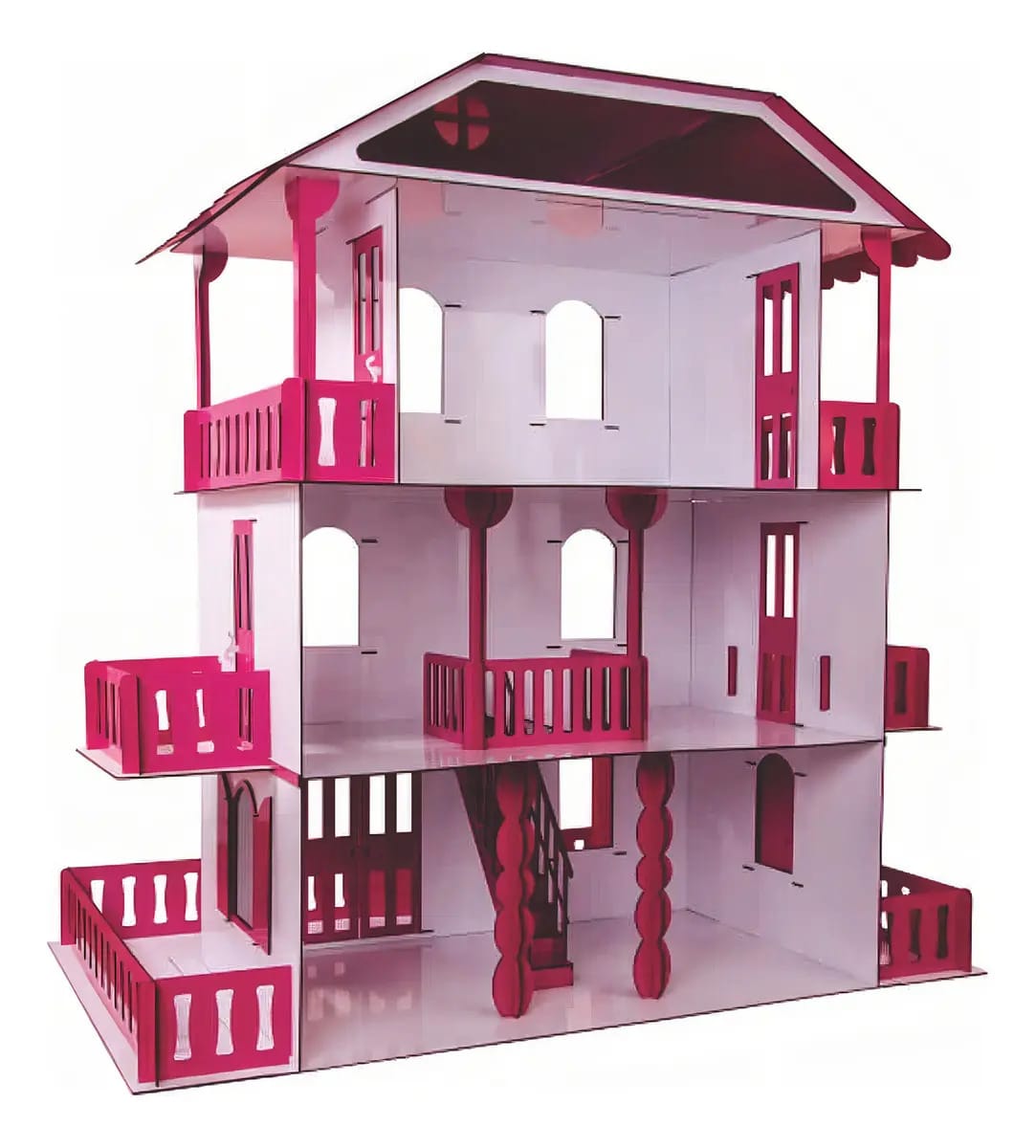 Casa De Bonecas Escala Barbie Mod Suzan Sonhos - Darama