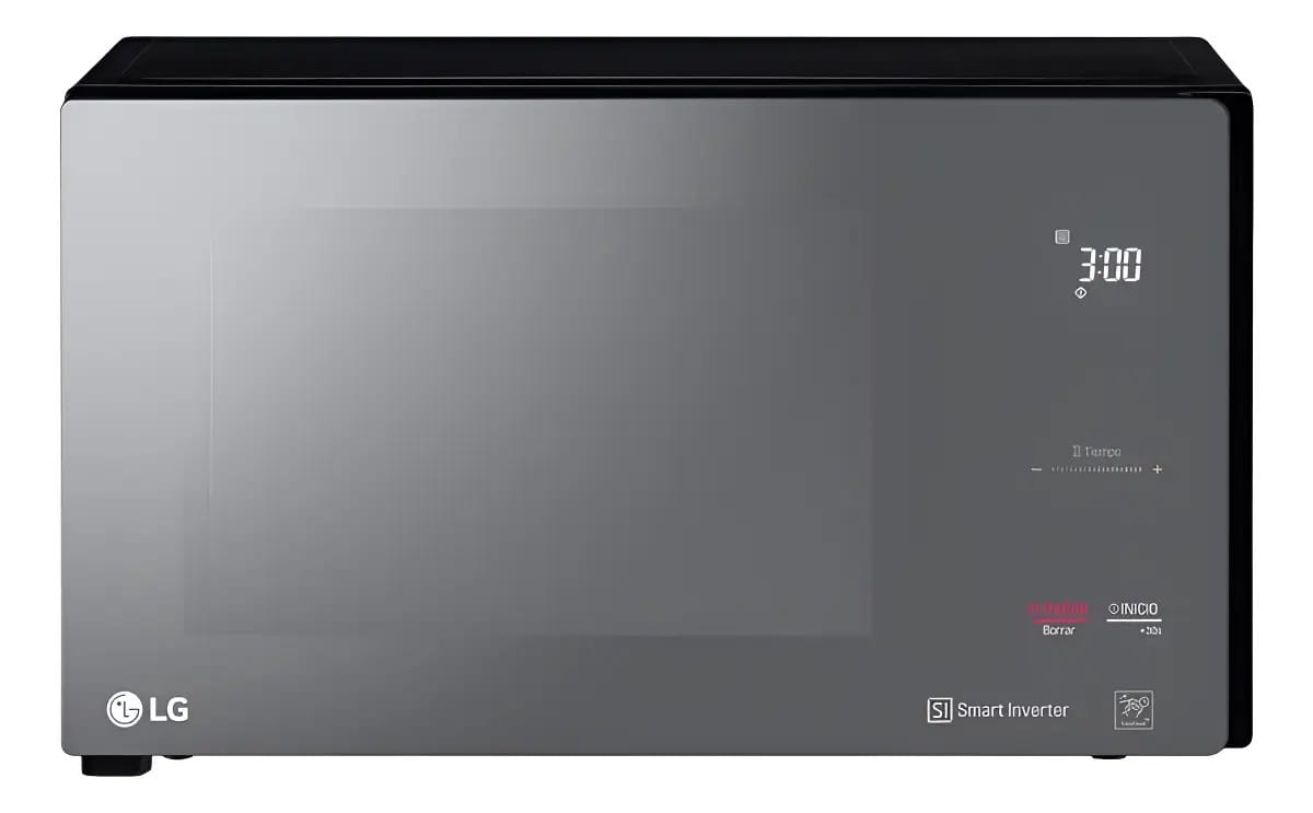 Forno de microondas LG Neochef 42l Easyclean preto MS4296dir