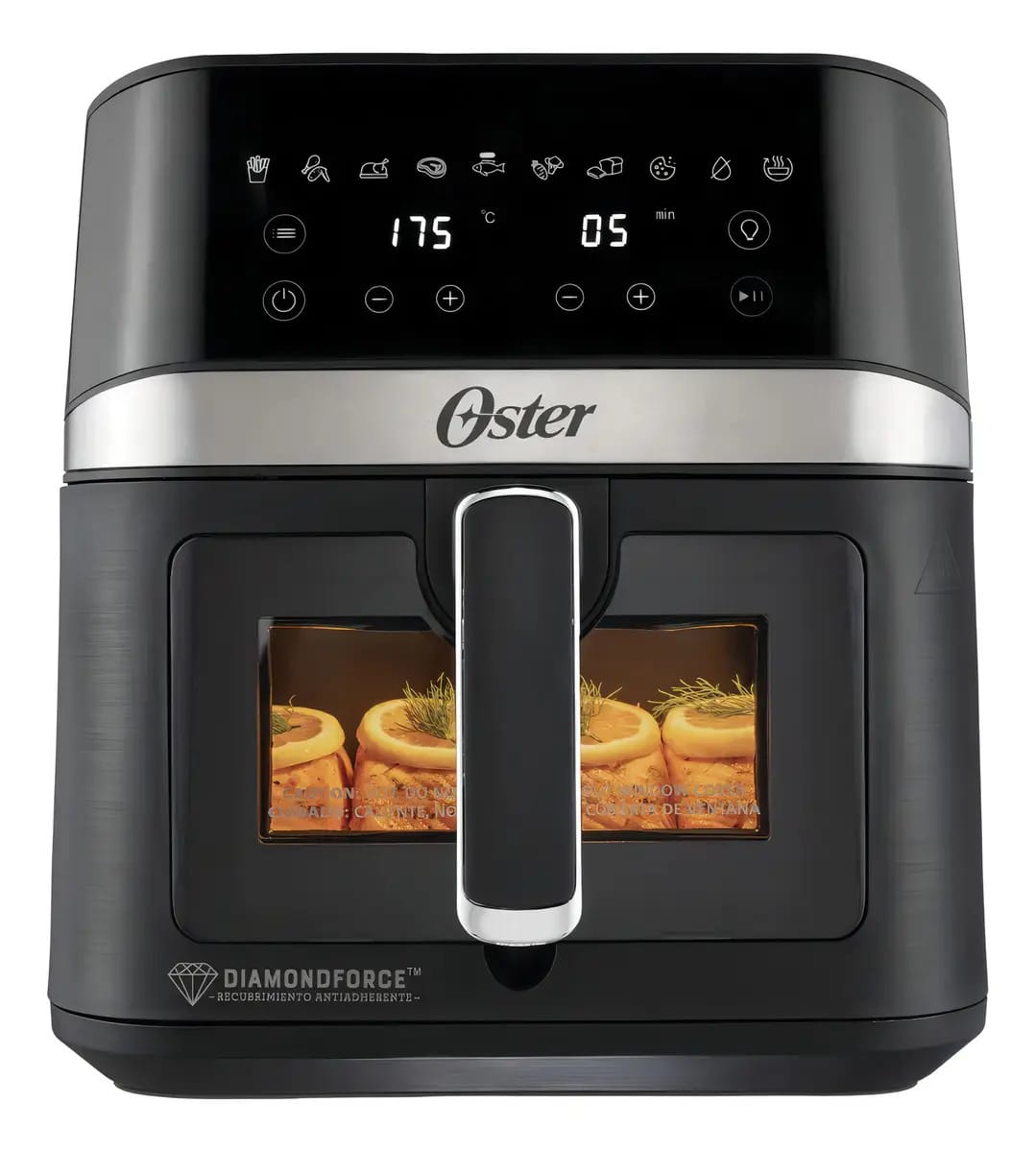 Air fryer Oster Freidoras CKSTAF60WDDF-053 de 6L preto Aceitável (Recondicionado)